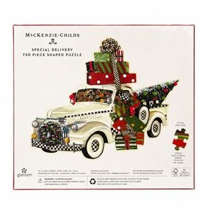 MacKenzie-Childs Special Delivery Puzzle 750pc Christmas Truck New NIB Holiday